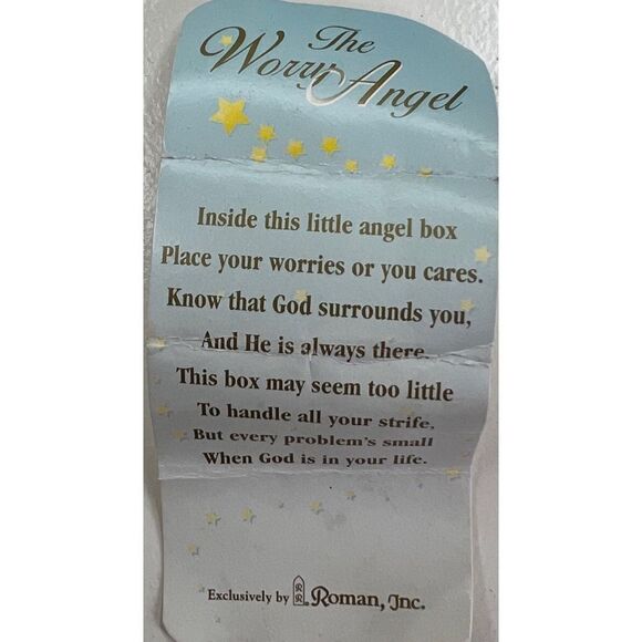 The Worry Angel is for anyone who worries and needs to hand it over to God. - Picture 7 of 9